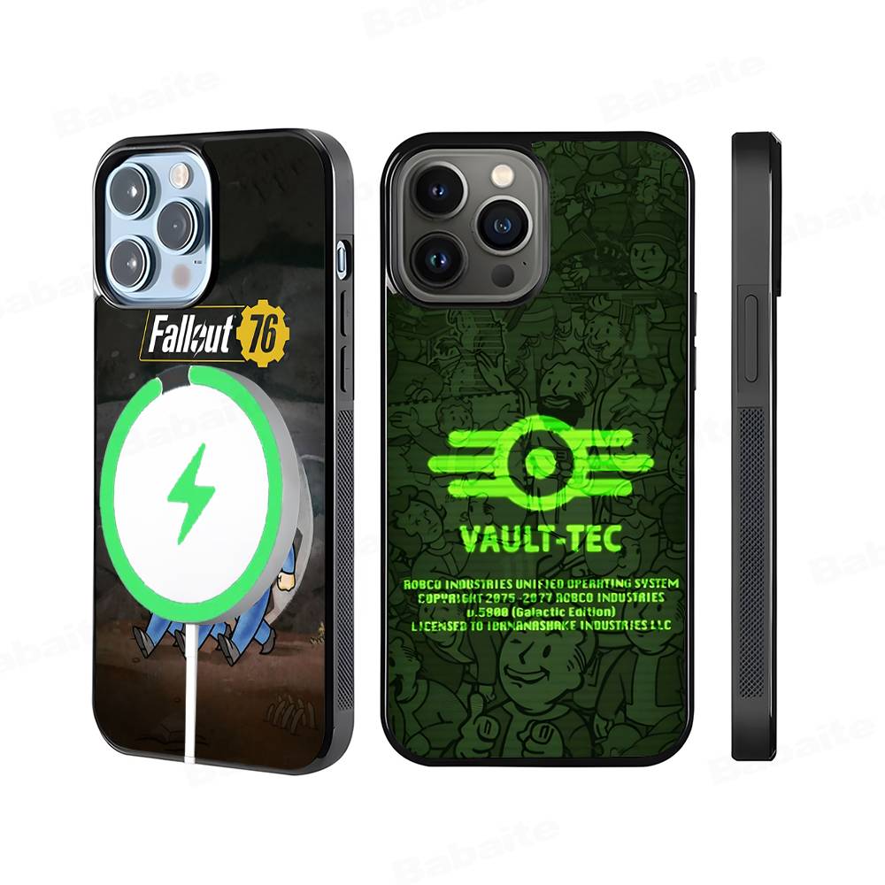 Phone Cases Louis Vuitton - V-Vault-Tec F-Fallout Logo For Magsafe Magnetic