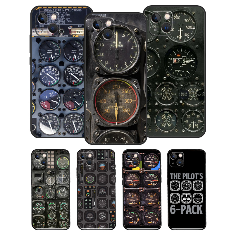 Phone Cases Aviation - Aircraft Cockpit Dashboard Phone Case For