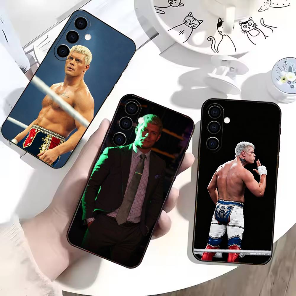 Phone Cases Rhode - Cody Rhodes Phone Case Black Silicone