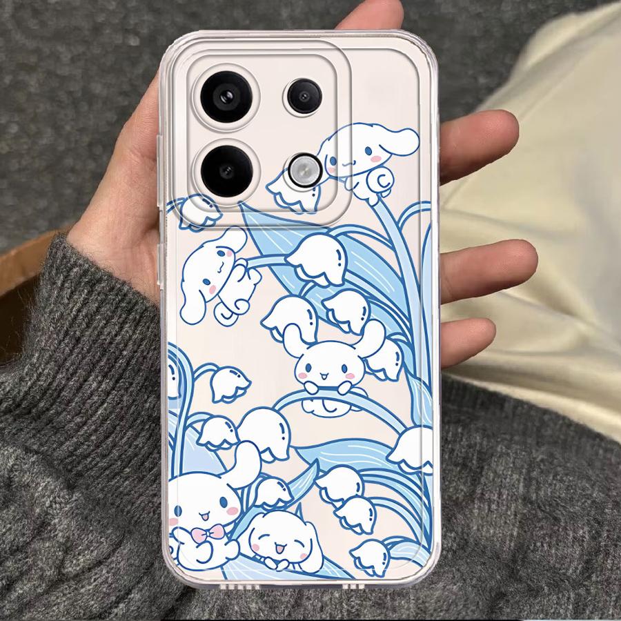 Phone Cases Redmi - Sanrio Cinnamoroll Kuromi Clear Phone Cover