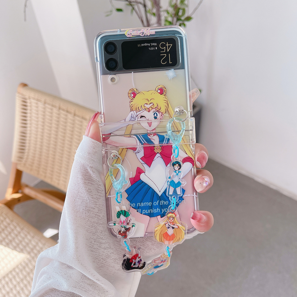 Phone Cases Z Flip 6 - Cute Cartoon Japan Anime Sailor Moon