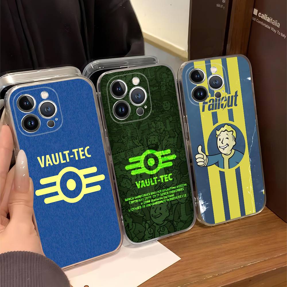 Phone Cases Louis Vuitton - V-Vault-Tec F-Fallout Logo Transparent Case For