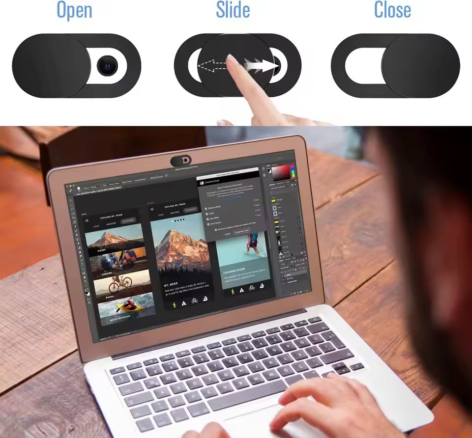 Webcam Cover Laptop Camera Sli - Camera Lens Protector のレビューと価格
