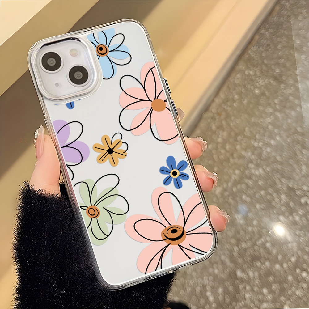 Many Styles Of floral Phone Ca - Phone Cases That Cover The Camera のレビューと価格