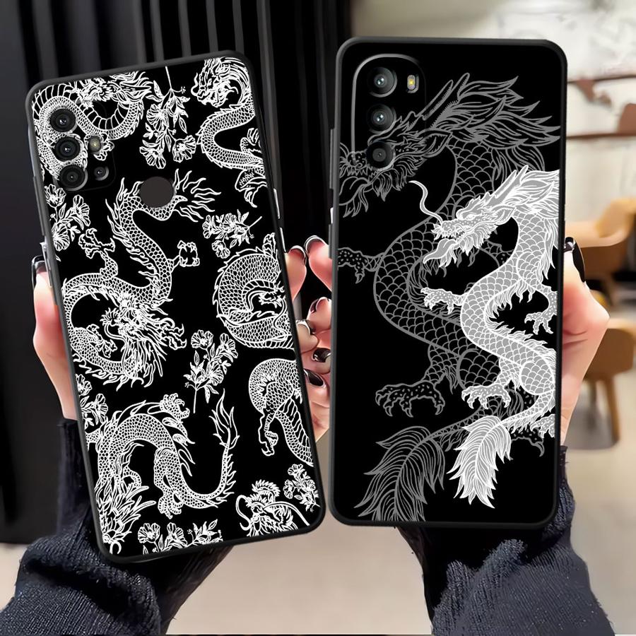 Cool Chinese Dragon Soft Back  - Phone Cases Motorola のレビューと価格