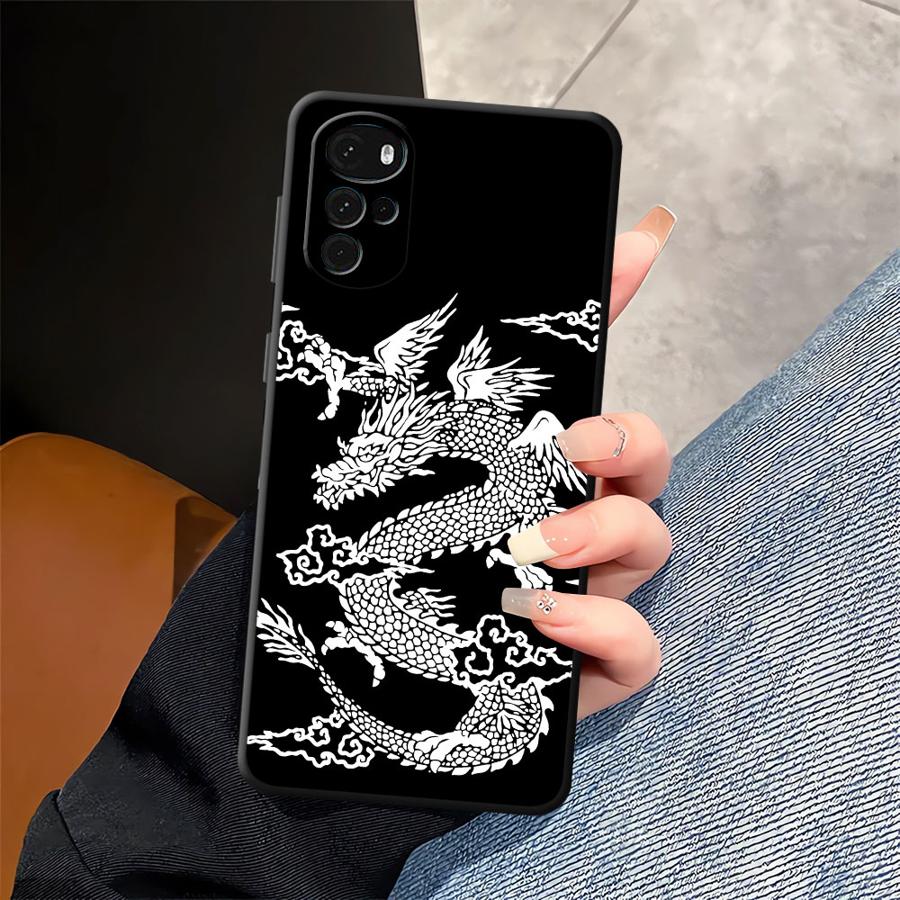 Cool Chinese Dragon Soft Back  - Phone Cases Motorola のレビューと価格
