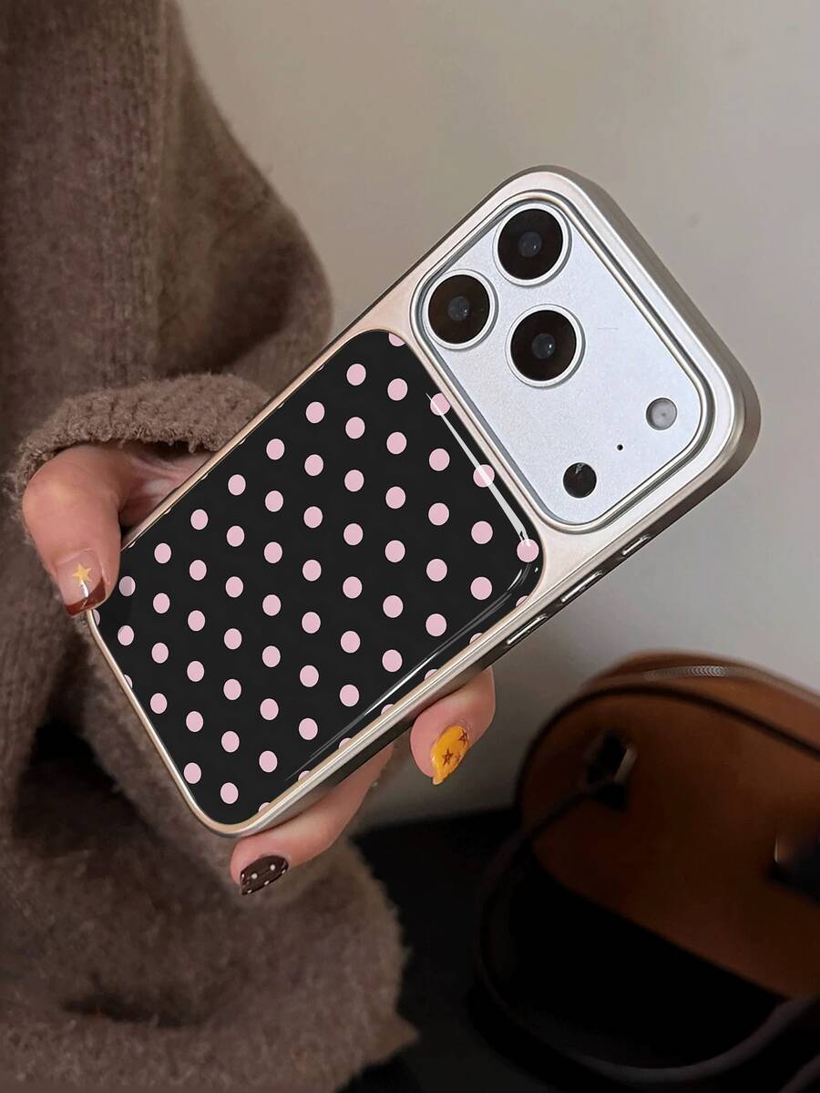Pink Polka Dot Silver Camera F - Phone Cases That Cover The Camera のレビューと価格