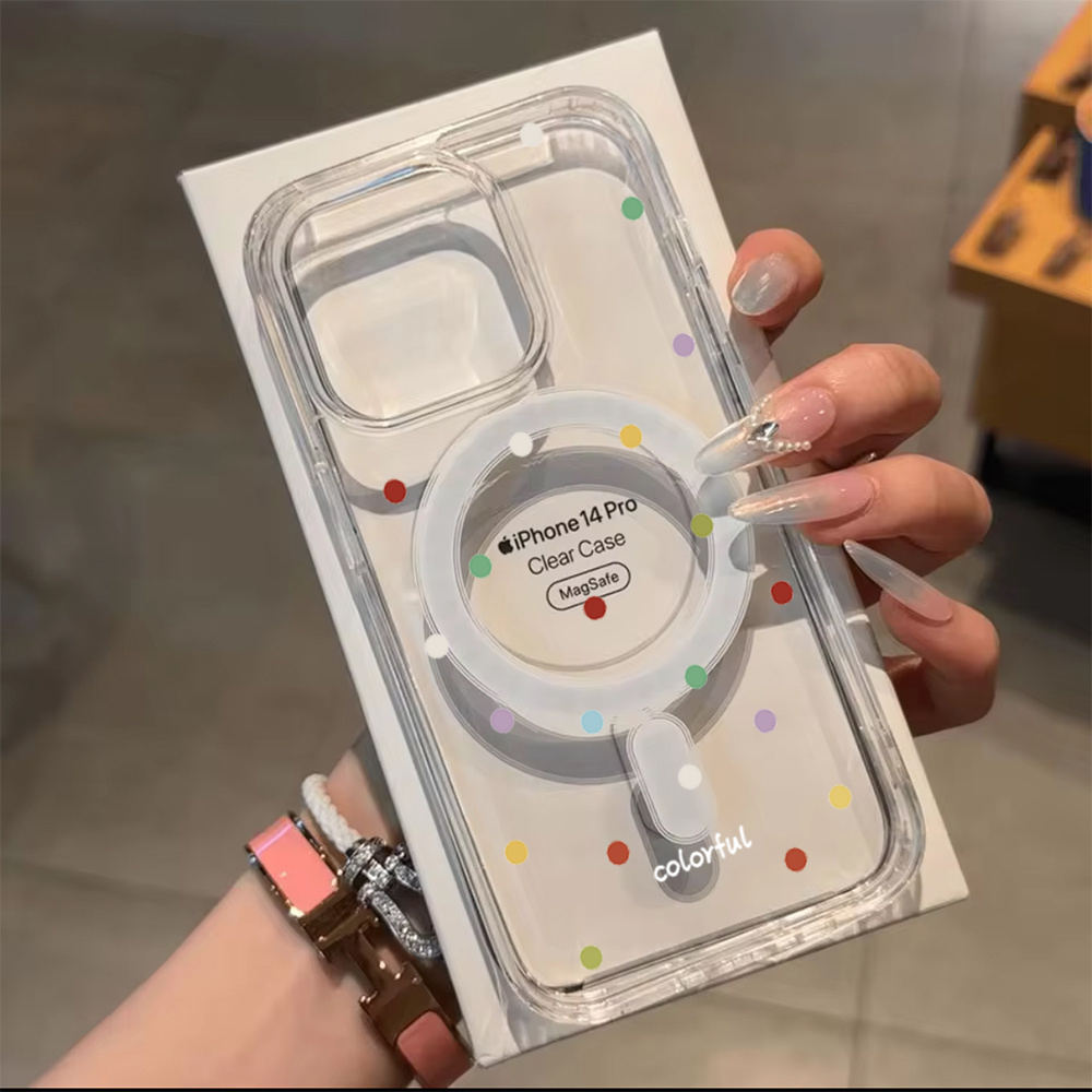 INS Korean Creative Colored Wa - Phone Cases With Magsafe のレビューと価格