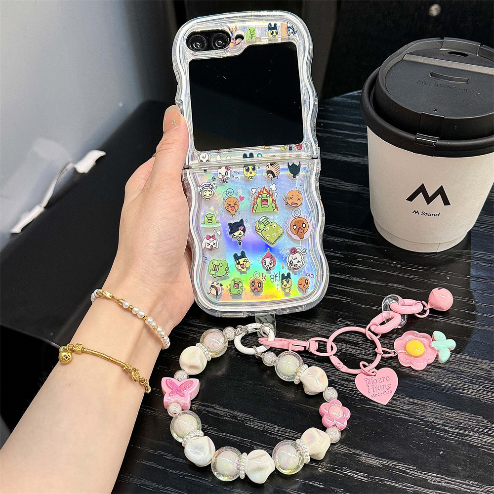 Cute Cartoon Japan Anime Tamag - Phone Cases Z Flip 6 のレビューと価格