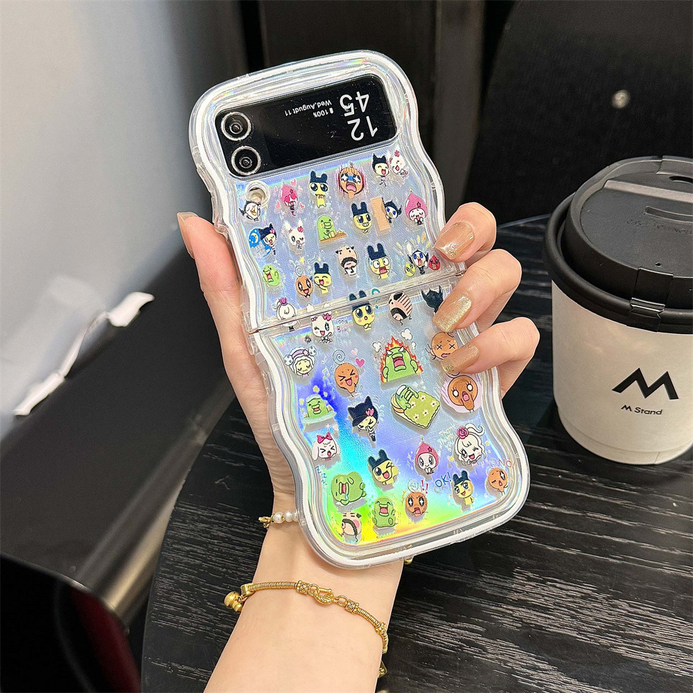 Cute Cartoon Japan Anime Tamag - Phone Cases Z Flip 6 のレビューと価格