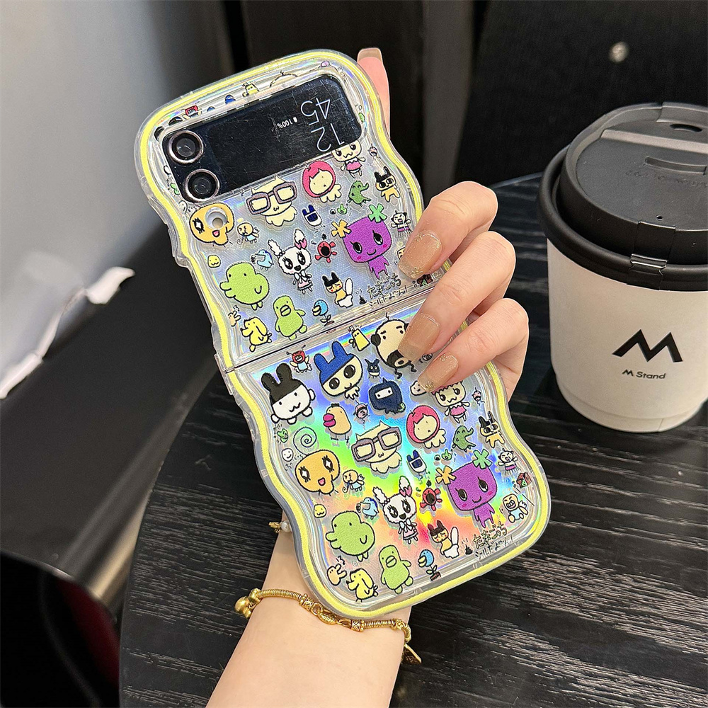 Cute Cartoon Japan Anime Tamag - Phone Cases Z Flip 6 のレビューと価格