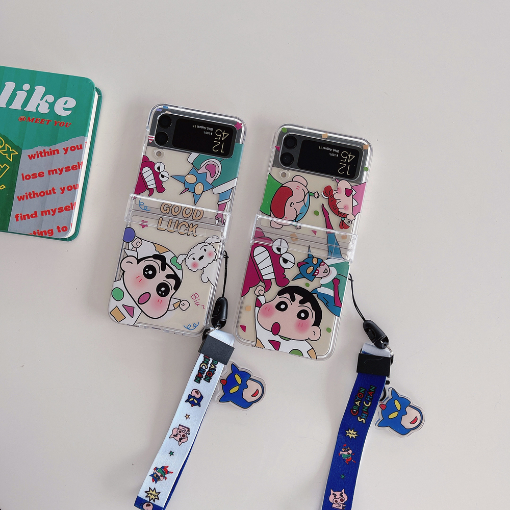 Cute Japan Anime Crayon Shin-c - Phone Cases Z Flip 6 のレビューと価格