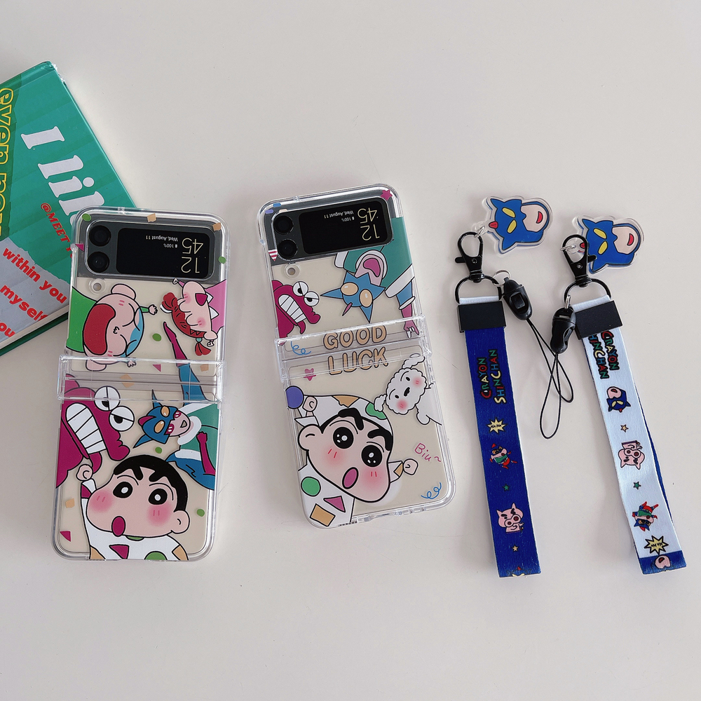 Cute Japan Anime Crayon Shin-c - Phone Cases Z Flip 6 のレビューと価格