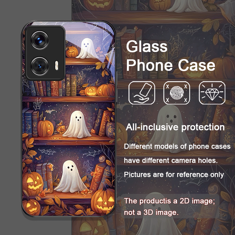 Halloween Pumpkin Ghost Booksh - Phone Cases Motorola のレビューと価格