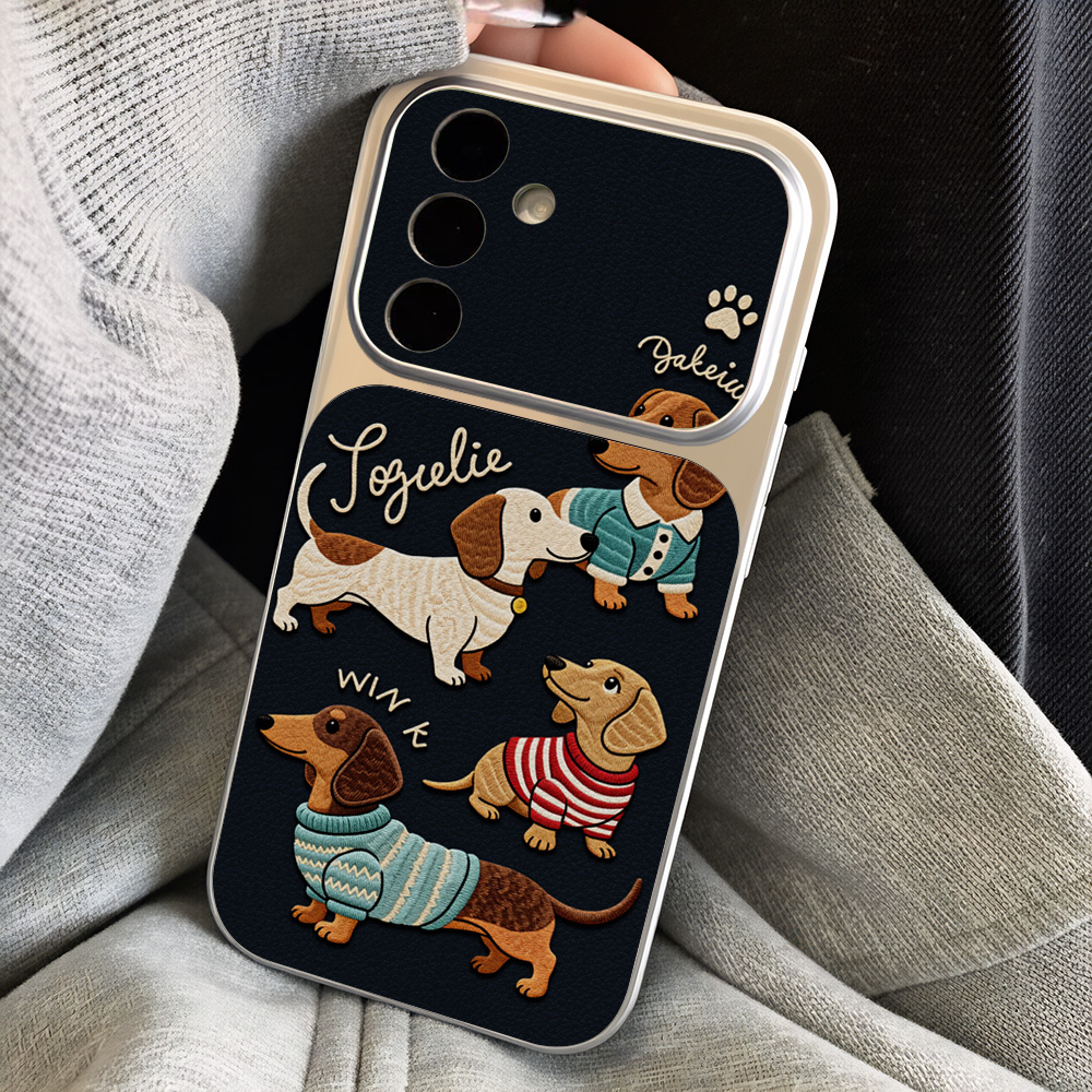 Cartoon Dachshund Phone Case F - Phone Cases That Cover The Camera のレビューと価格