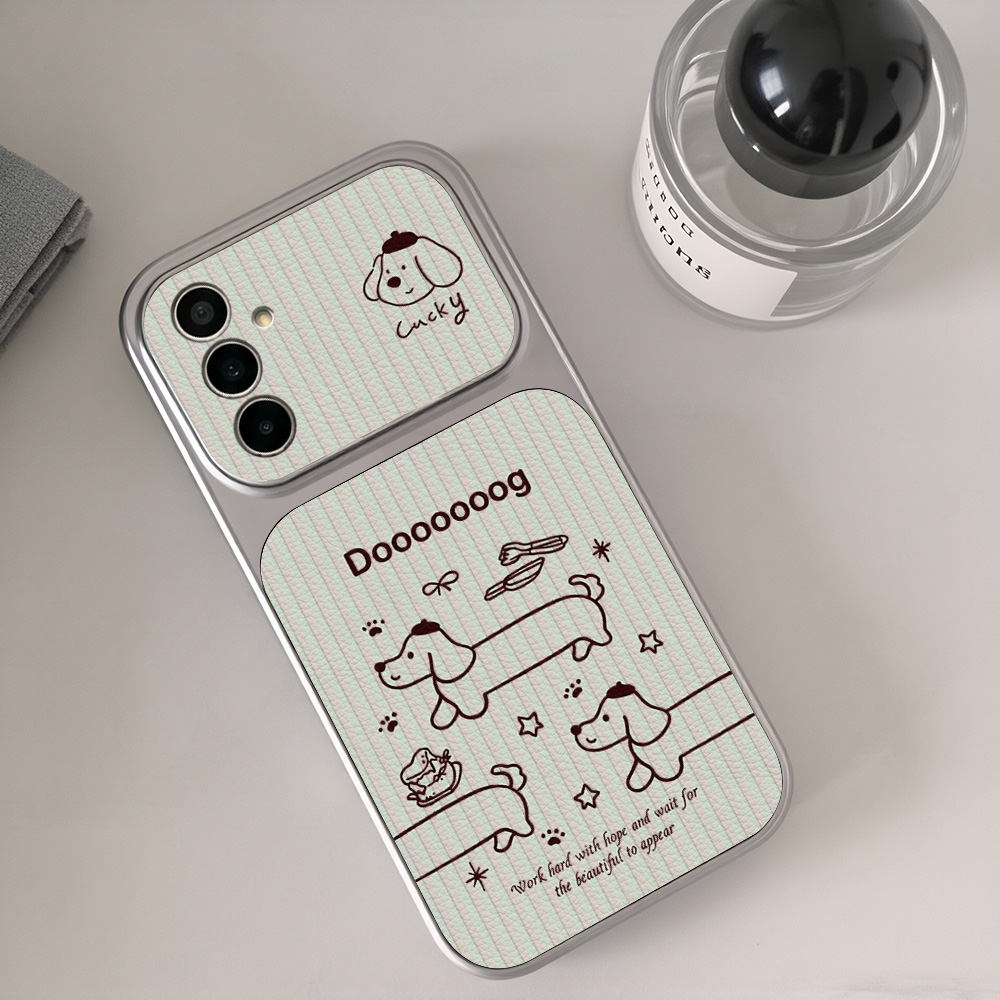 Cartoon Dachshund Phone Case F - Phone Cases That Cover The Camera のレビューと価格