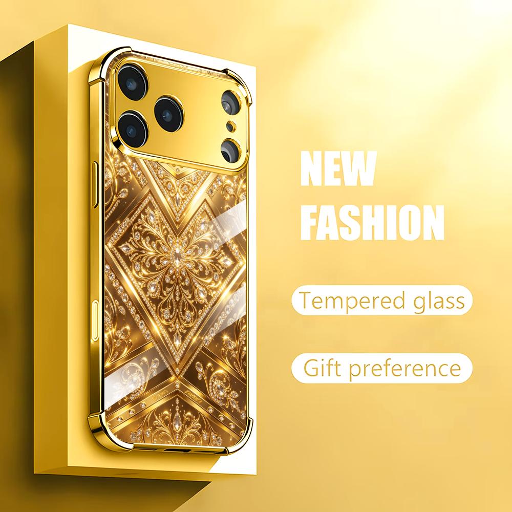 Stylish Golden Baroque glass p - Phone Cases Rhode のレビューと価格