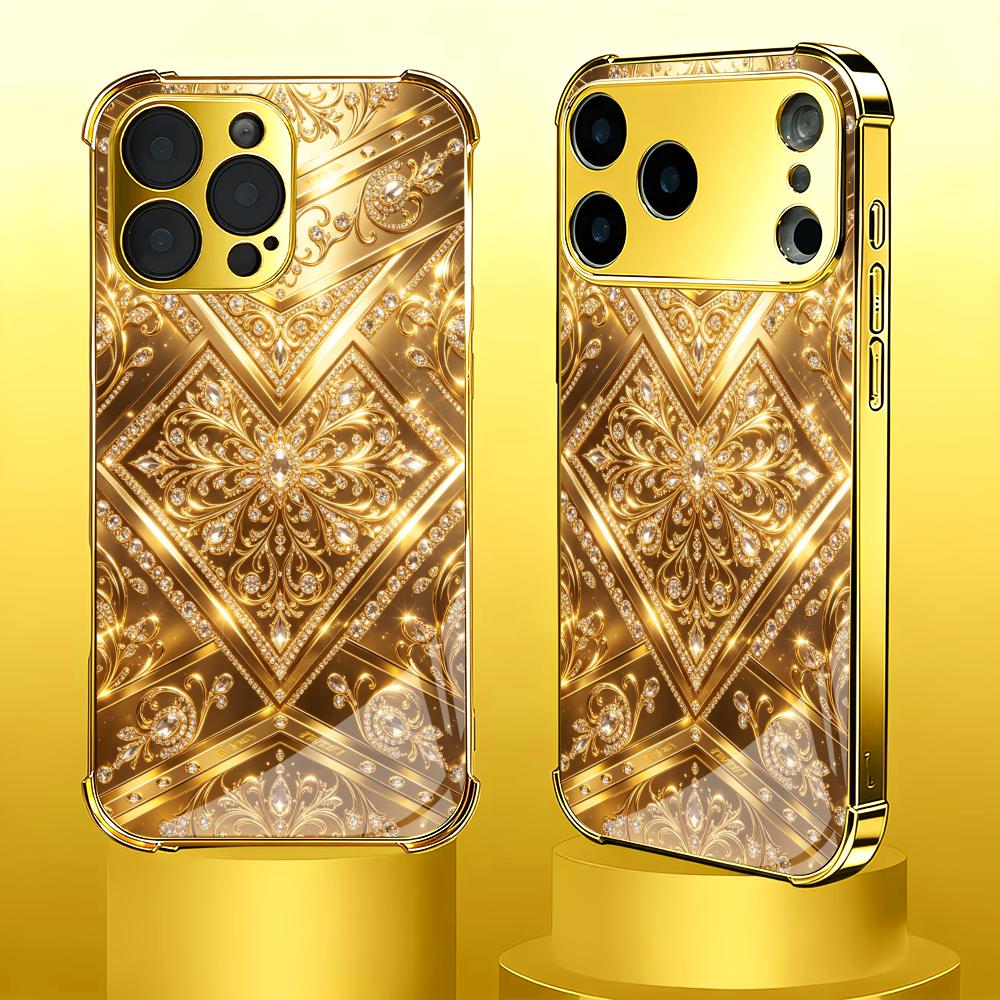Stylish Golden Baroque glass p - Phone Cases Rhode のレビューと価格