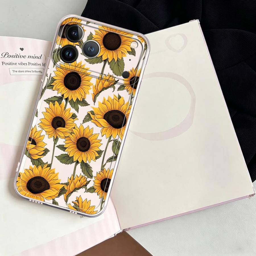 Cute Sunflower Pattern Case fo - Phone Cases Iphone 13 のレビューと価格