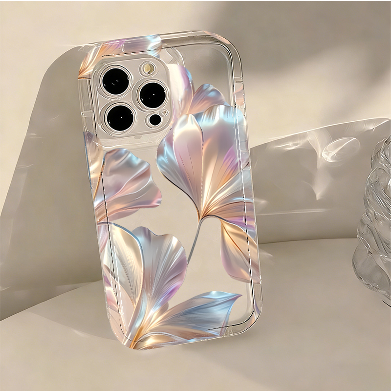 Colorful Metallic Ginkgo Print - Phone Cases Redmi のレビューと価格