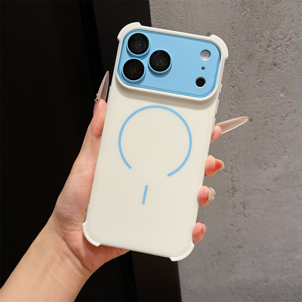 Contrast Color Armor Phone Cas - Phone Cases With Magsafe のレビューと価格
