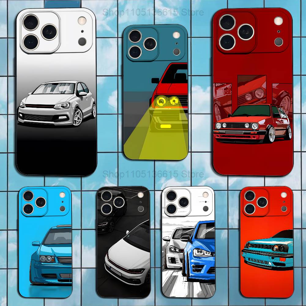 Car V-Volkswagens-Golf Cool  C - Phone Cases Louis Vuitton のレビューと価格