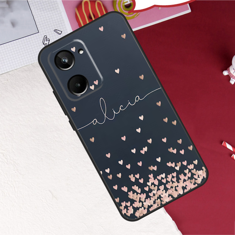 Custom Polka Dots Rose Gold Mo - Monogram Custom Case のレビューと価格