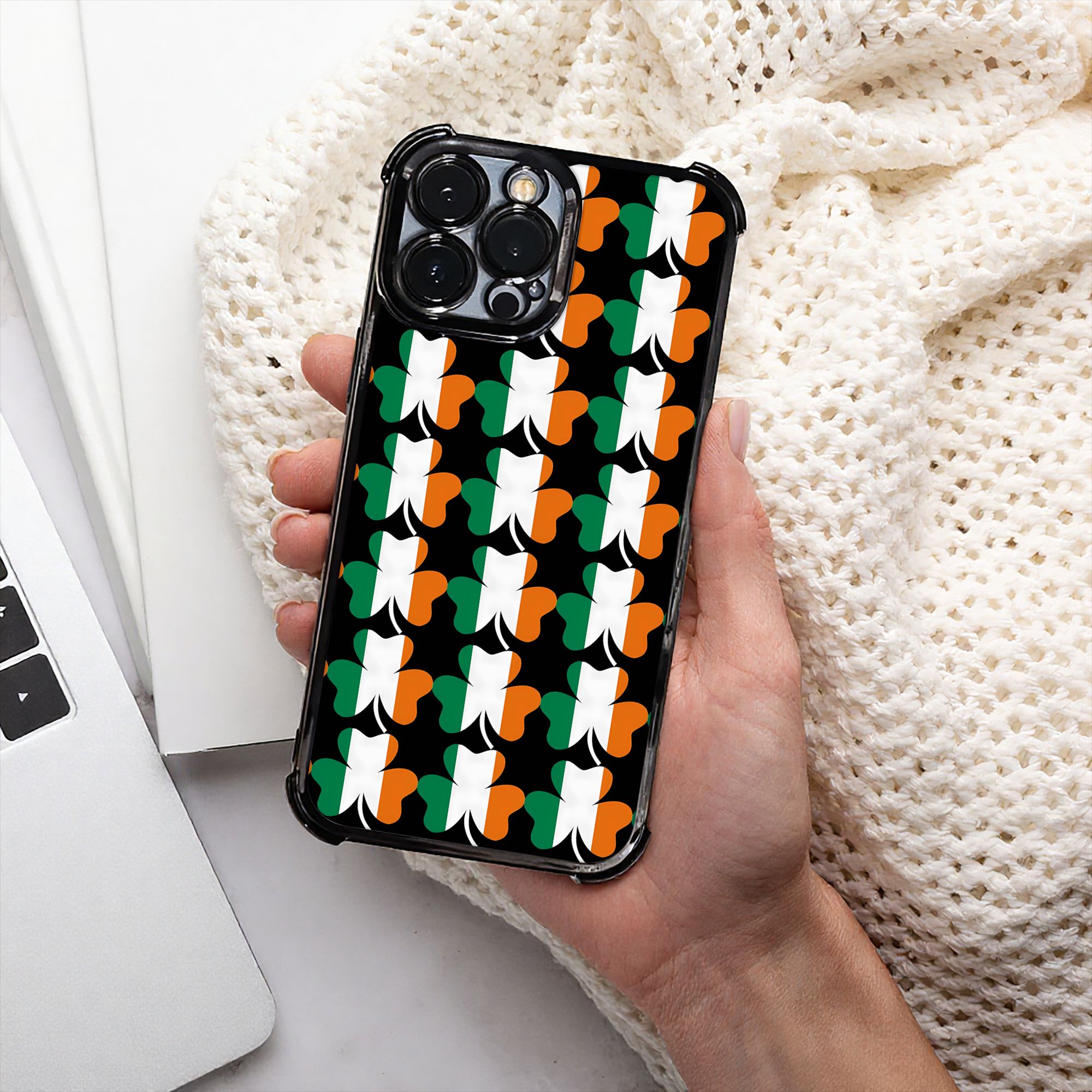Ireland Flag Shamrock Phone Ca - Phone Cases Ireland のレビューと価格
