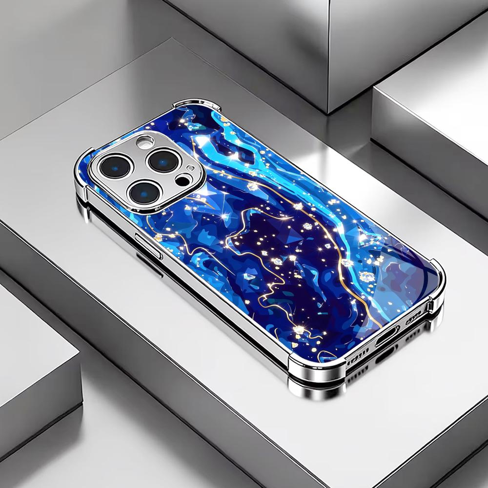 Elegant Deep Blue texture glas - Phone Cases Rhode のレビューと価格