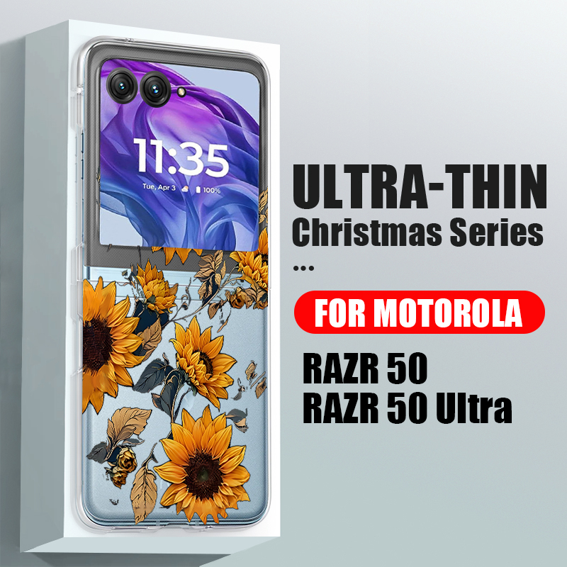 Sunflowers Pattern Clear Phone - Phone Cases Motorola のレビューと価格