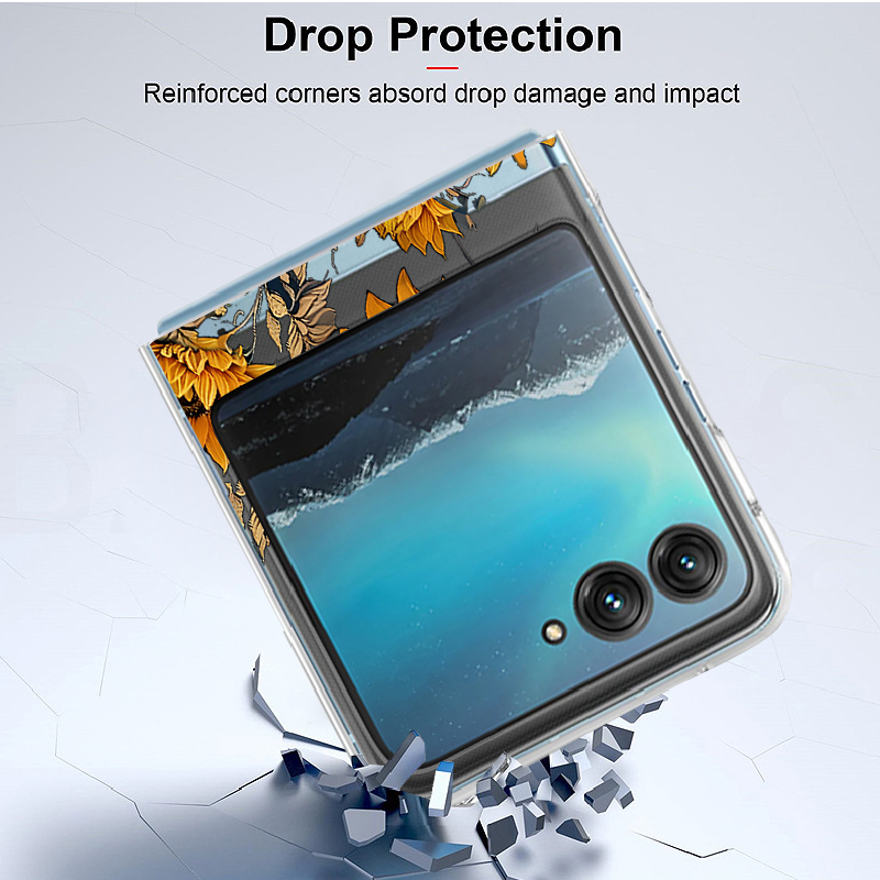 Sunflowers Pattern Clear Phone - Phone Cases Motorola のレビューと価格