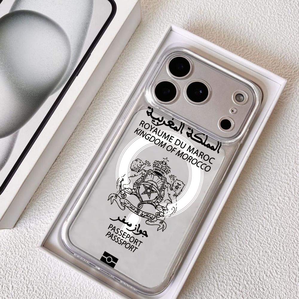 Cool Morocco Passport Phone Ca - Phone Cases With Magsafe のレビューと価格