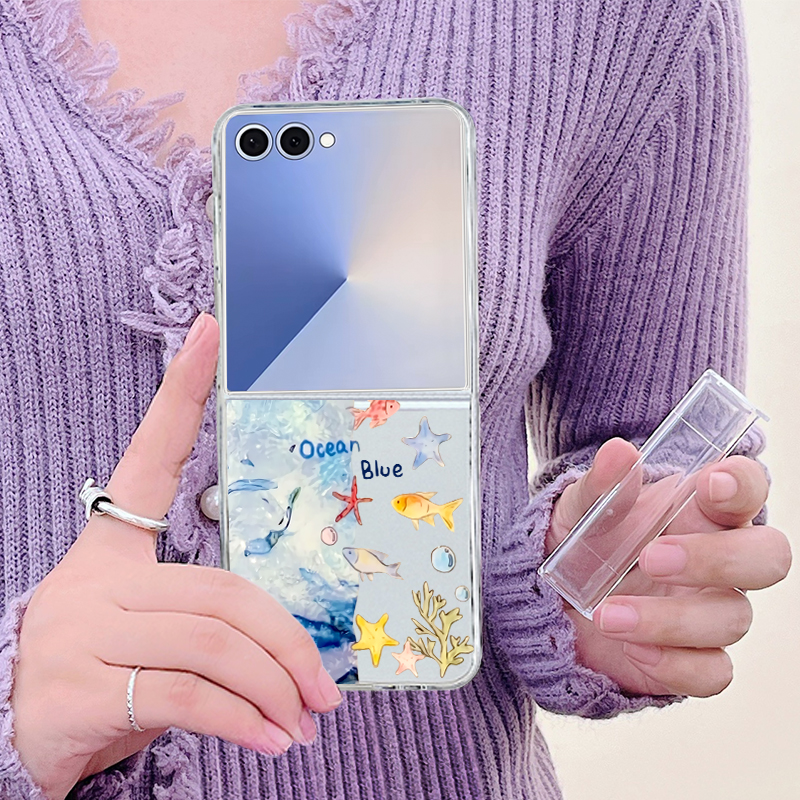 Shark Star Patterned Phone Cas - Phone Cases Z Flip 6 のレビューと価格