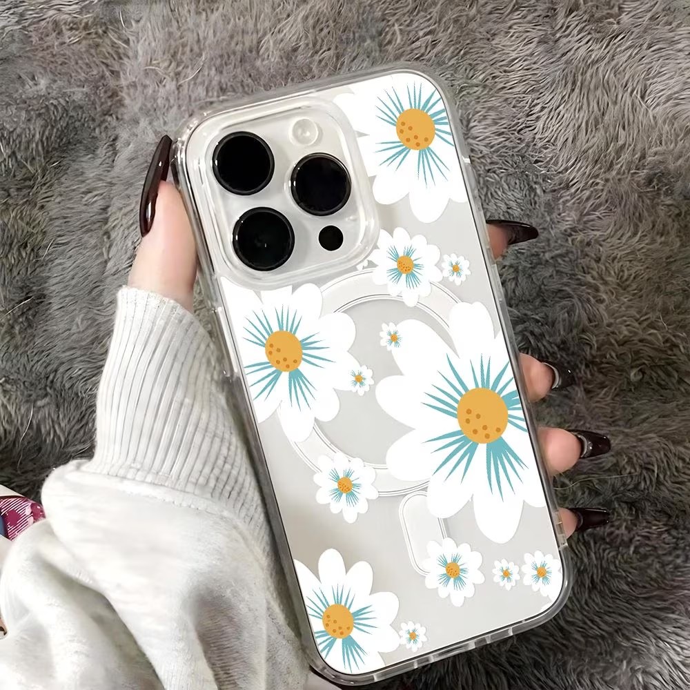 Floral Print Phone Case For iP - Phone Cases With Magsafe のレビューと価格