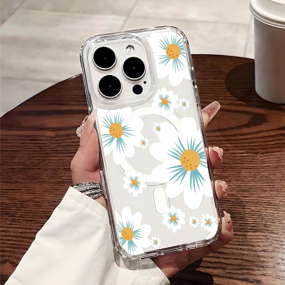 Floral Print Phone Case For iP - Phone Cases With Magsafe のレビューと価格
