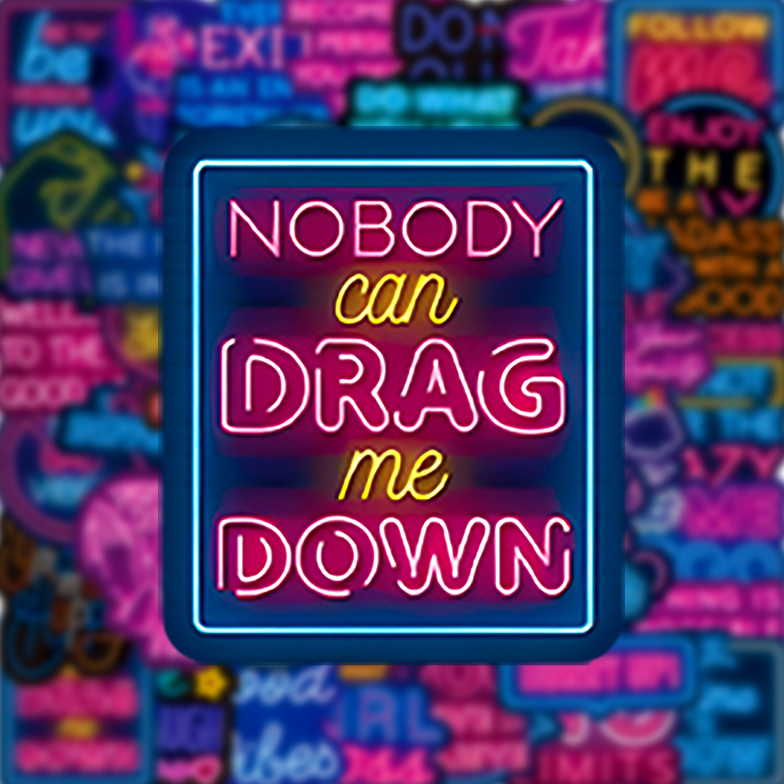 50pcs Neon Inspirational Text  - Phone Cases Quotes のレビューと価格