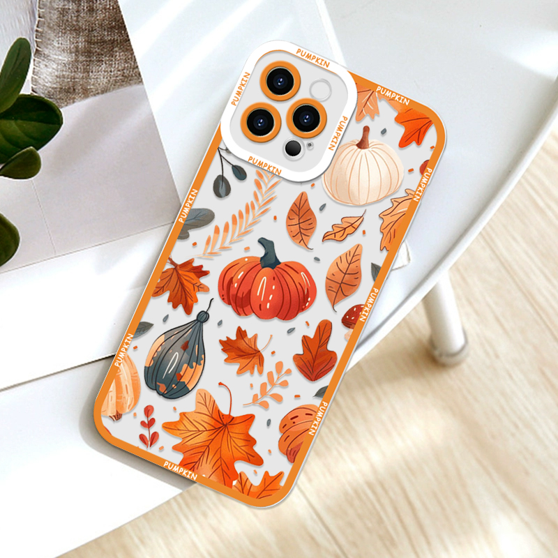 Retro Autumn Maple Leaf Pumpki - Phone Cases Motorola のレビューと価格