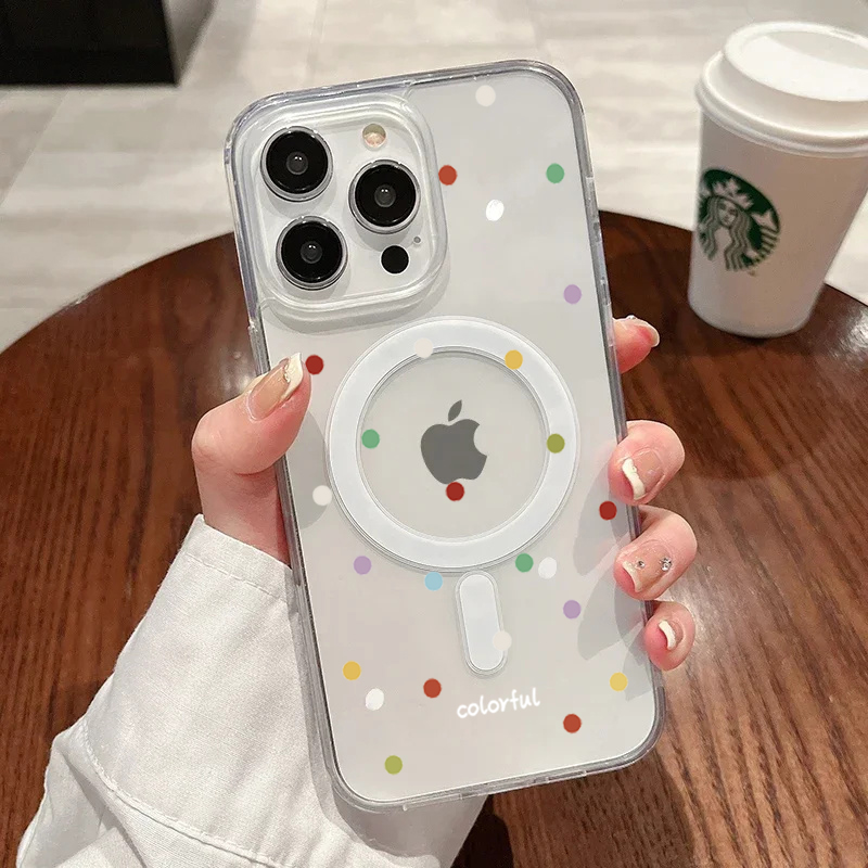 INS Korean Creative Colored Wa - Phone Cases With Magsafe のレビューと価格