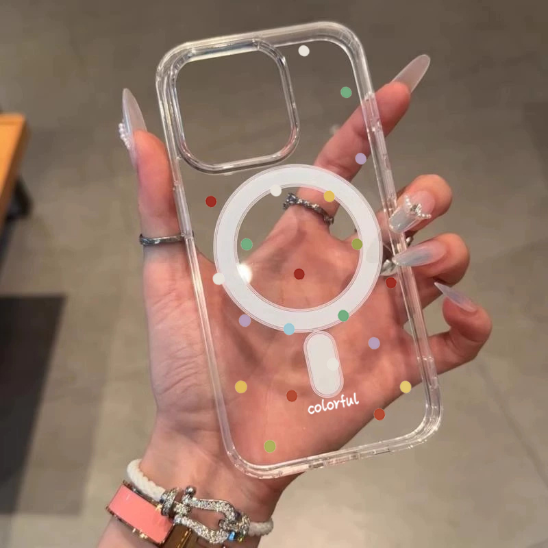 INS Korean Creative Colored Wa - Phone Cases With Magsafe のレビューと価格
