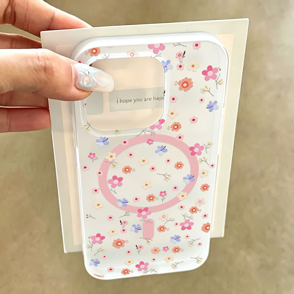 Flower Clear For Magsafe Phone - Phone Cases That Cover The Camera のレビューと価格