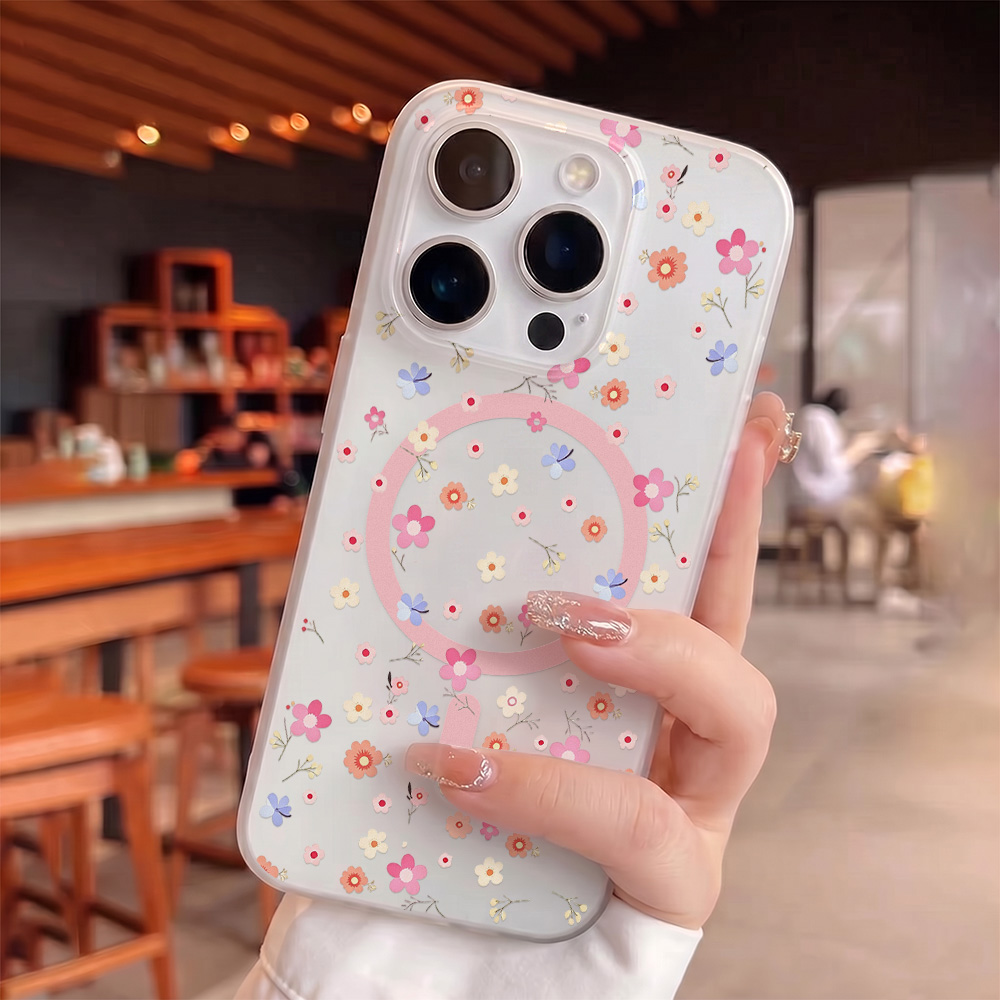 Flower Clear For Magsafe Phone - Phone Cases That Cover The Camera のレビューと価格