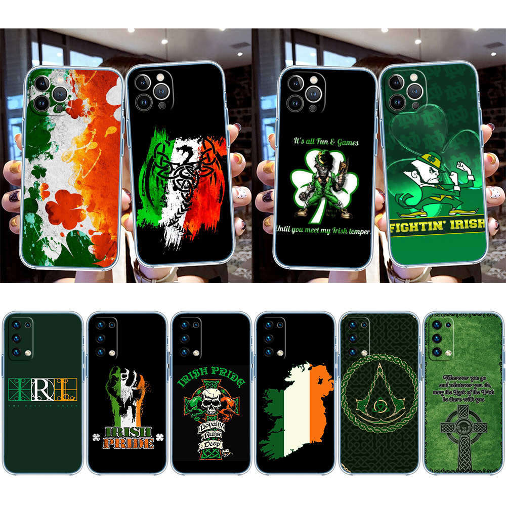 HY13 Ireland irish flag Transp - Phone Cases Ireland のレビューと価格
