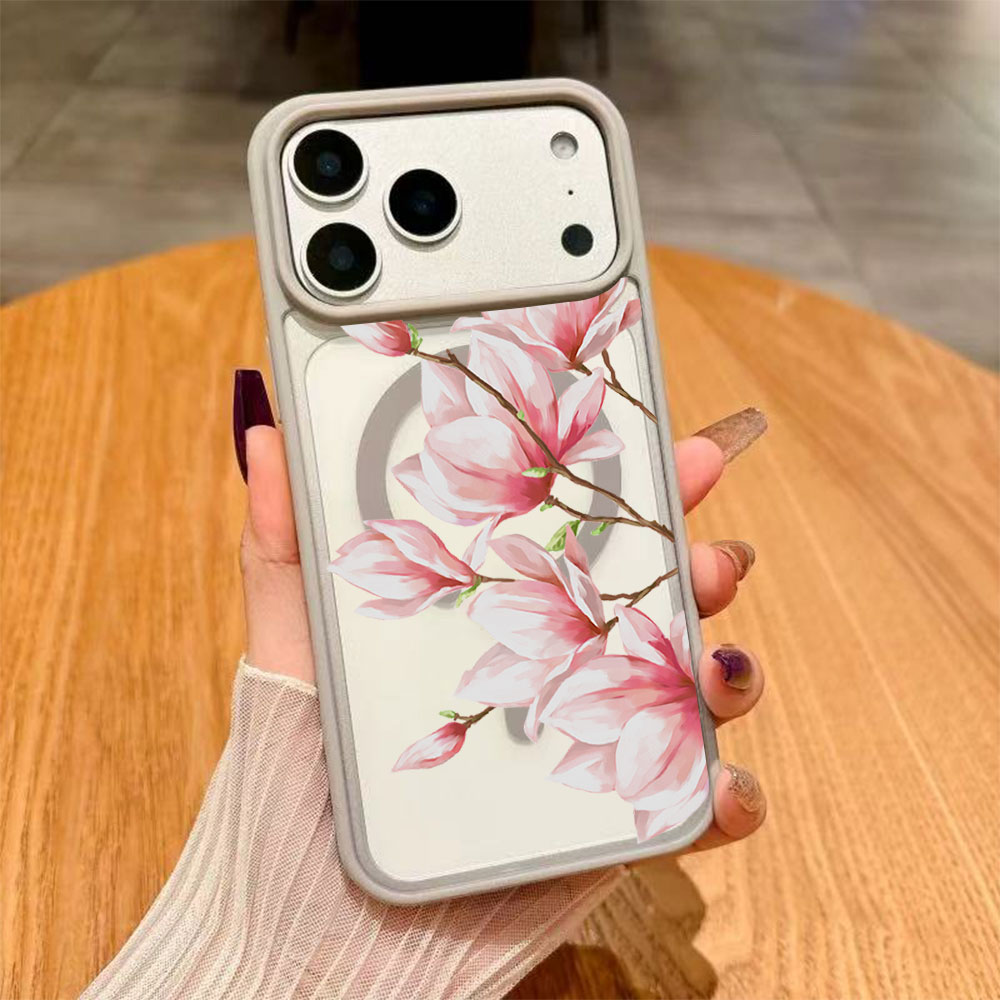 Fashion Flower Magnetic Phone  - Phone Cases With Magsafe のレビューと価格