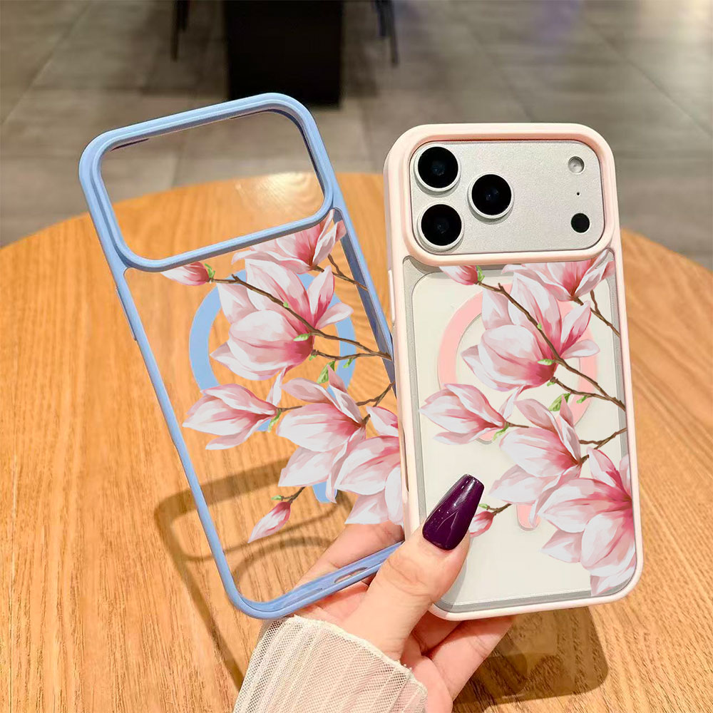 Fashion Flower Magnetic Phone  - Phone Cases With Magsafe のレビューと価格