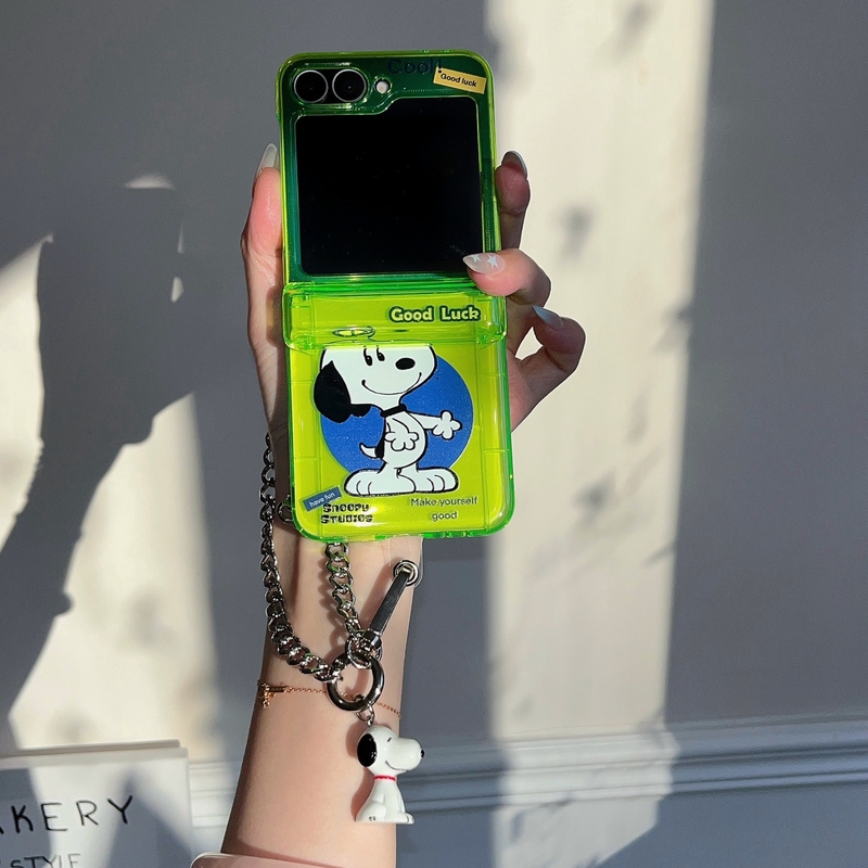 Cute Cartoon Peanut Snoopy Flu - Phone Cases Z Flip 6 のレビューと価格