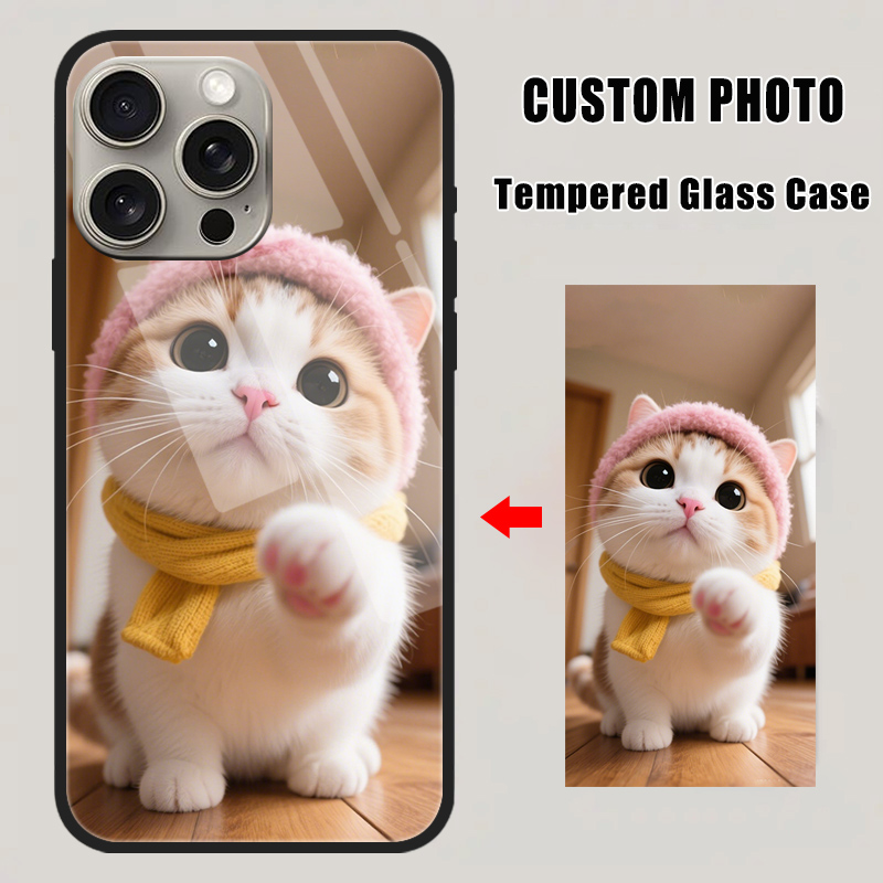 Custom Tempered Glass Case for - Phone Cases Personalised のレビューと価格