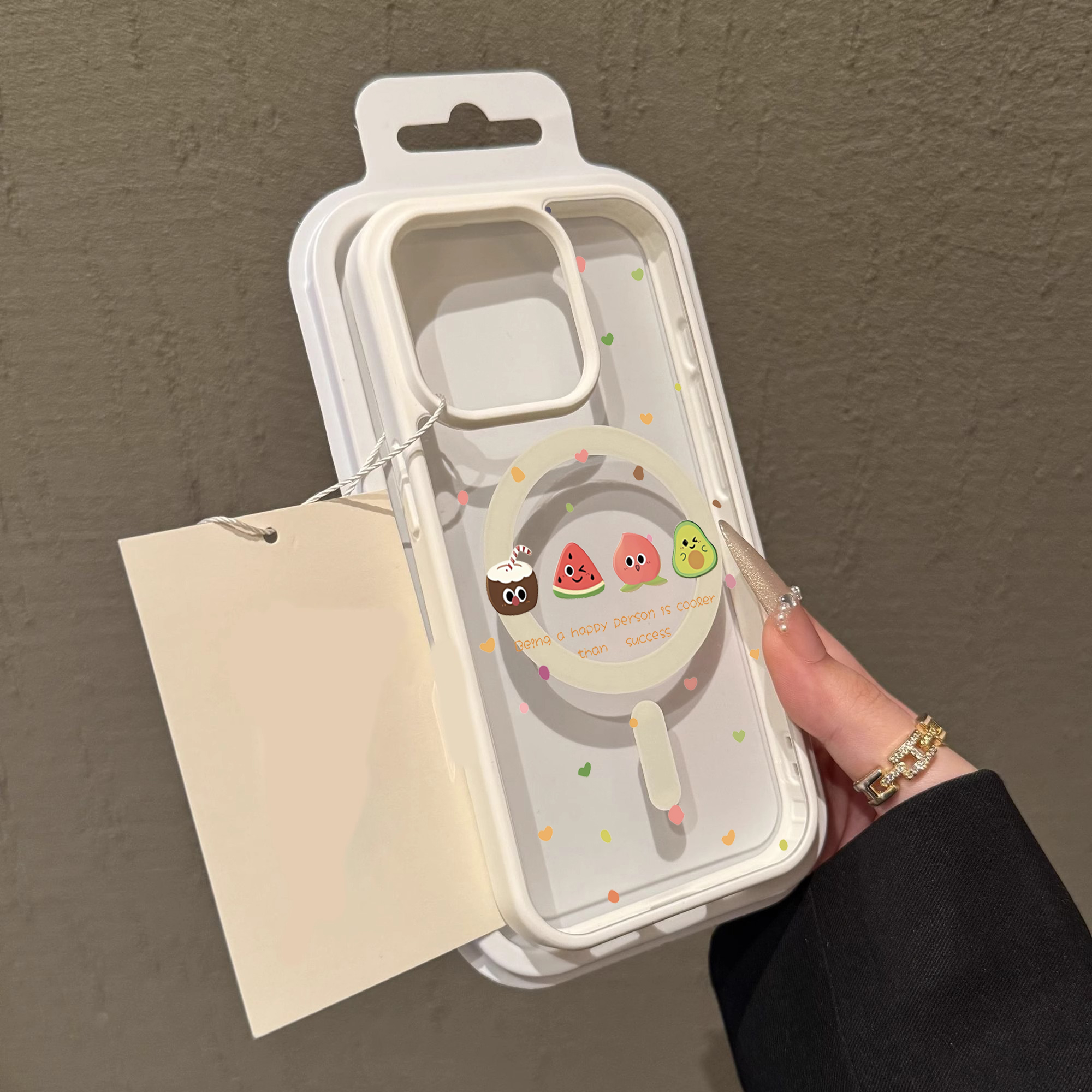 Cute Cherry Fruit Clear Case F - Phone Cases With Magsafe のレビューと価格