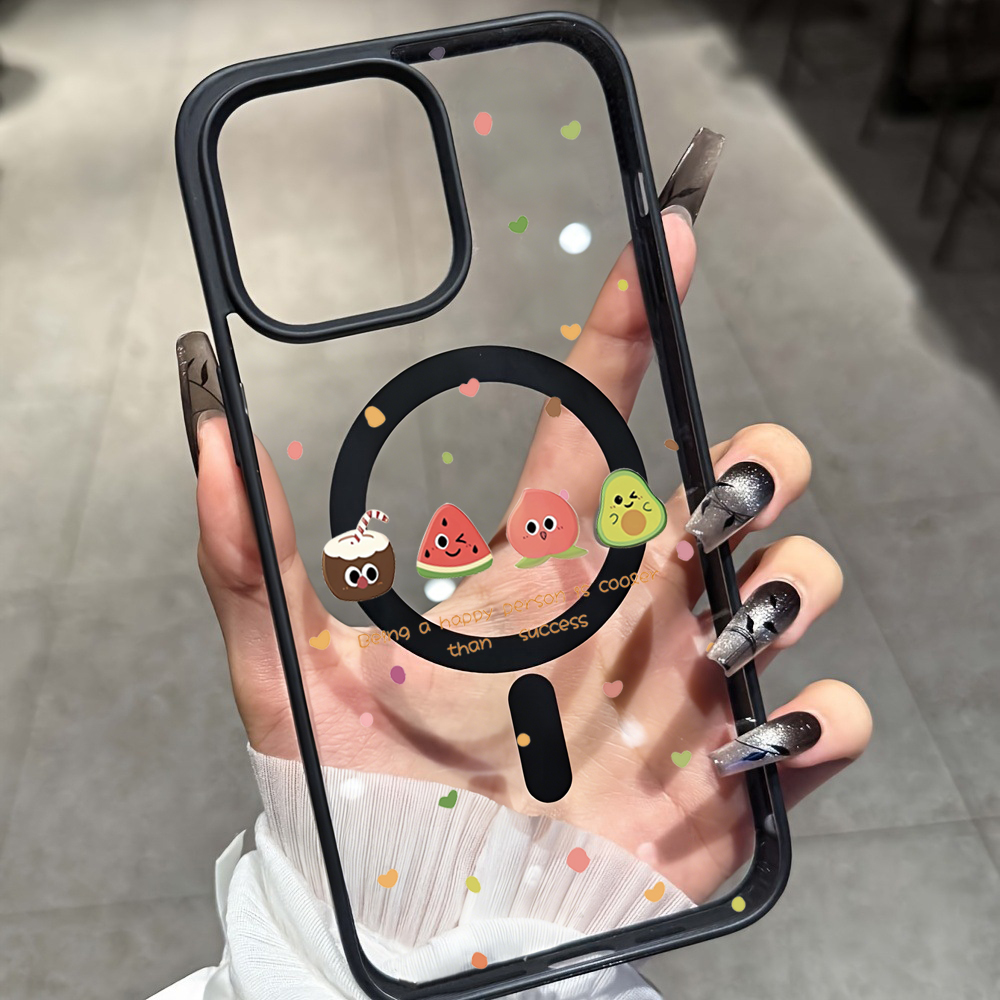 Cute Cherry Fruit Clear Case F - Phone Cases With Magsafe のレビューと価格