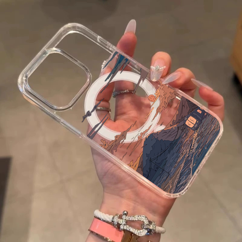 Sunset Pattern Fashion Phone C - Phone Cases With Magsafe のレビューと価格