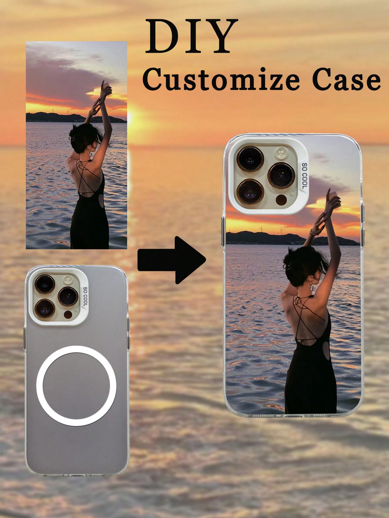 Personalized Photo Magnetic Ca - Phone Cases Personalised のレビューと価格